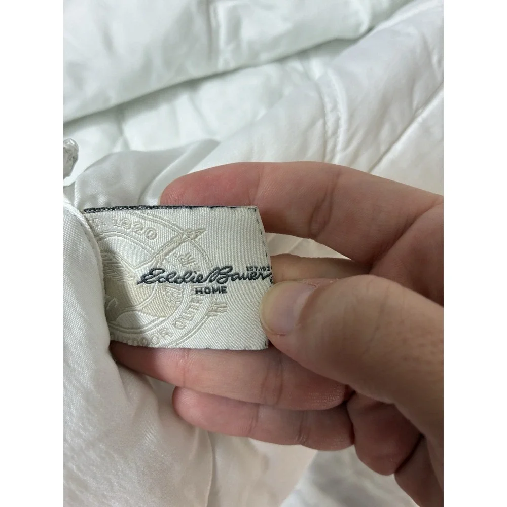 Eddie Bauer duvet‎ Blanket Queen White Polyester Fill Lightweight Modern